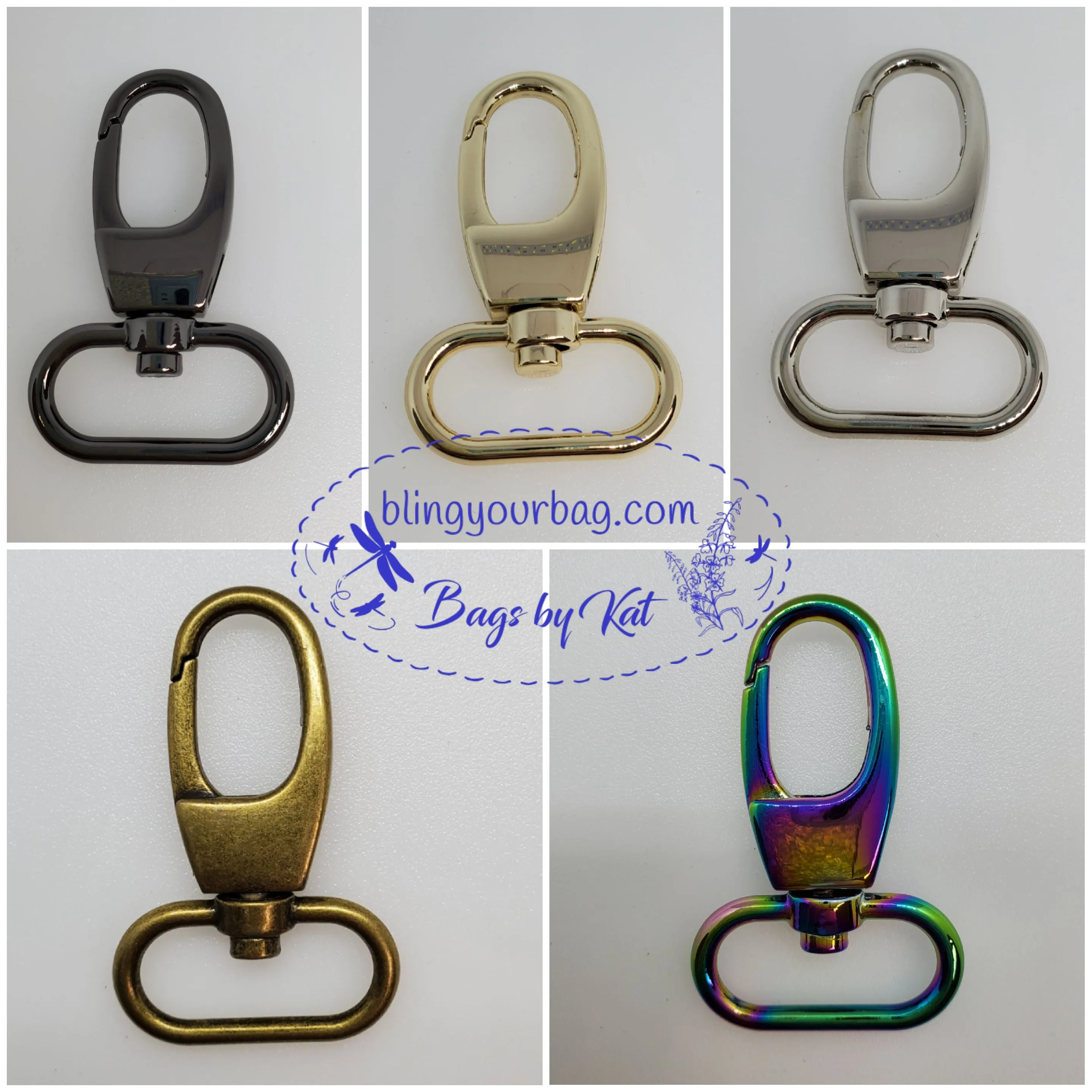 1" Lobster Style Snap Hook Bulk