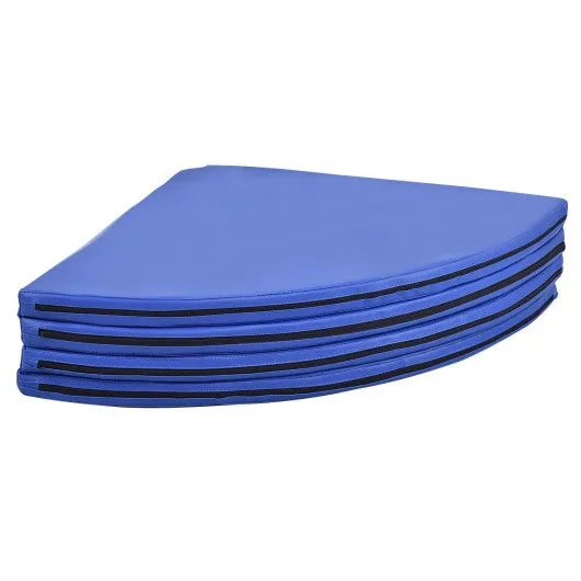 2" Foldable Pole Dance Yoga Exercise Safety Cushion Mat-Blue