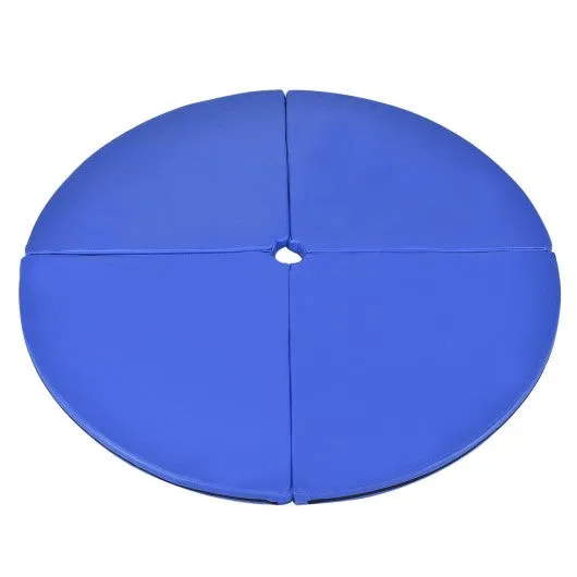 2" Foldable Pole Dance Yoga Exercise Safety Cushion Mat-Blue