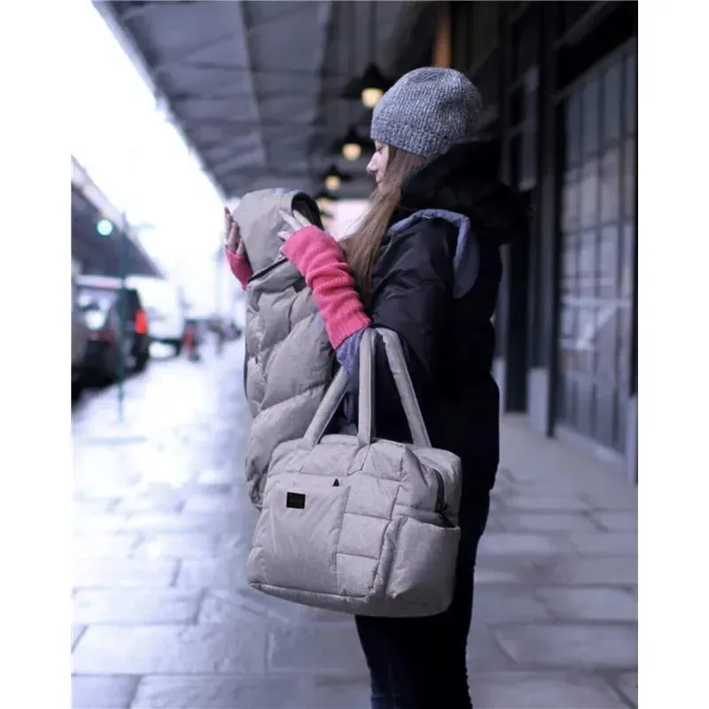 7Am - Soho Everyday Diaper Bag Duffle Heather Grey