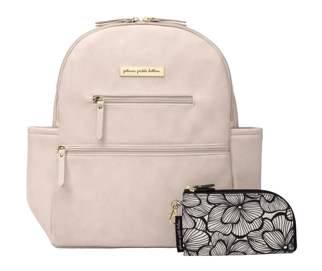 Ace Backpack in Ivory Matte Leatherette