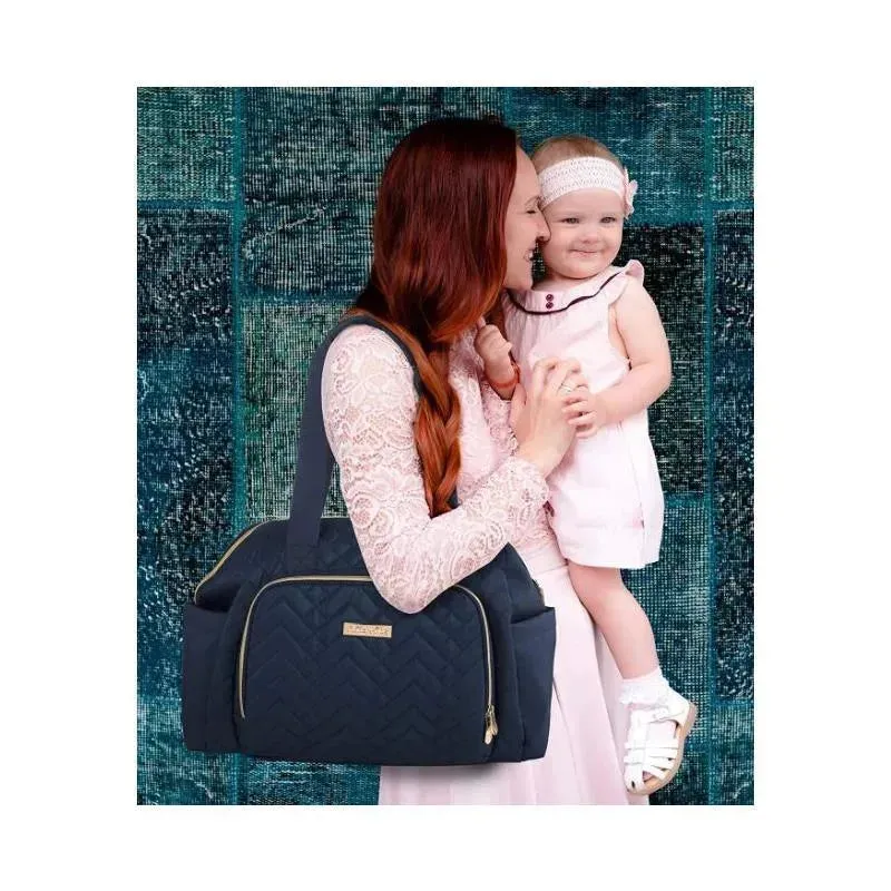 A.D Sutton - Harper Frame Quilted Diaper Bag Tote