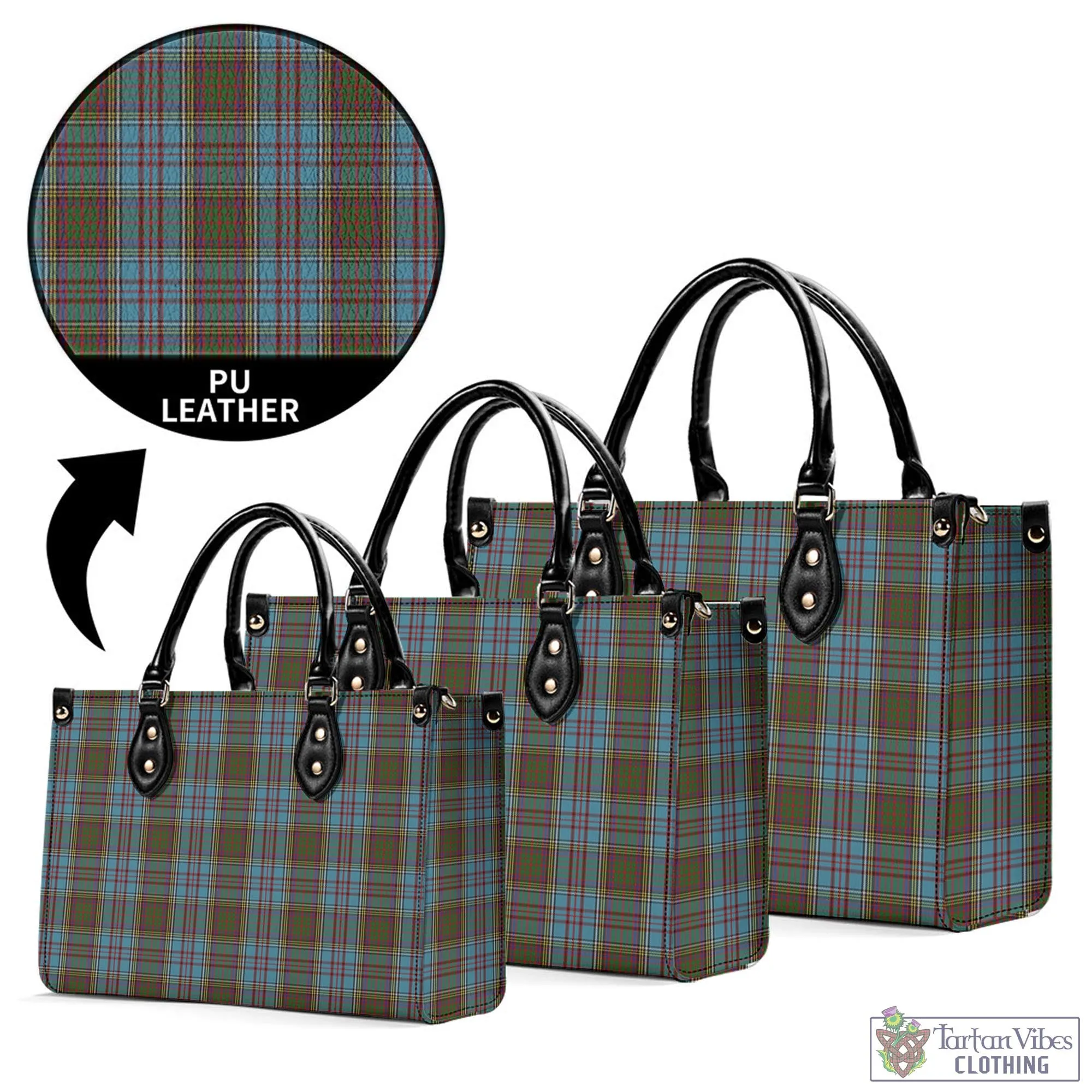 Anderson Tartan Luxury Leather Handbags