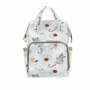 Australian Animals Koala, Sugar Glider, Wombat  Diaper Bag Backpack