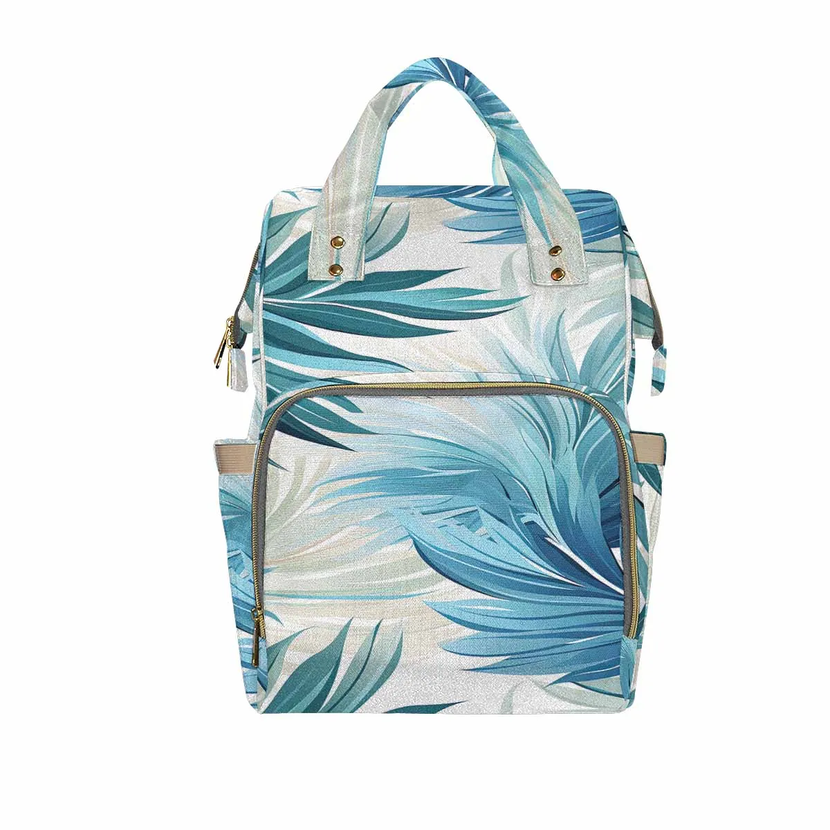 Blue Palms  Diaper Bag Backpack