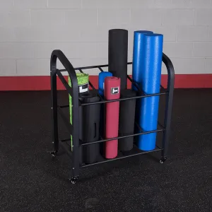 Body Solid Foam Roller and Yoga Mat Rack