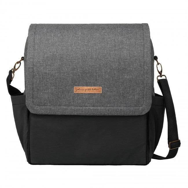 Boxy Backpack Diaper Bag in Graphite/Black Colorblock