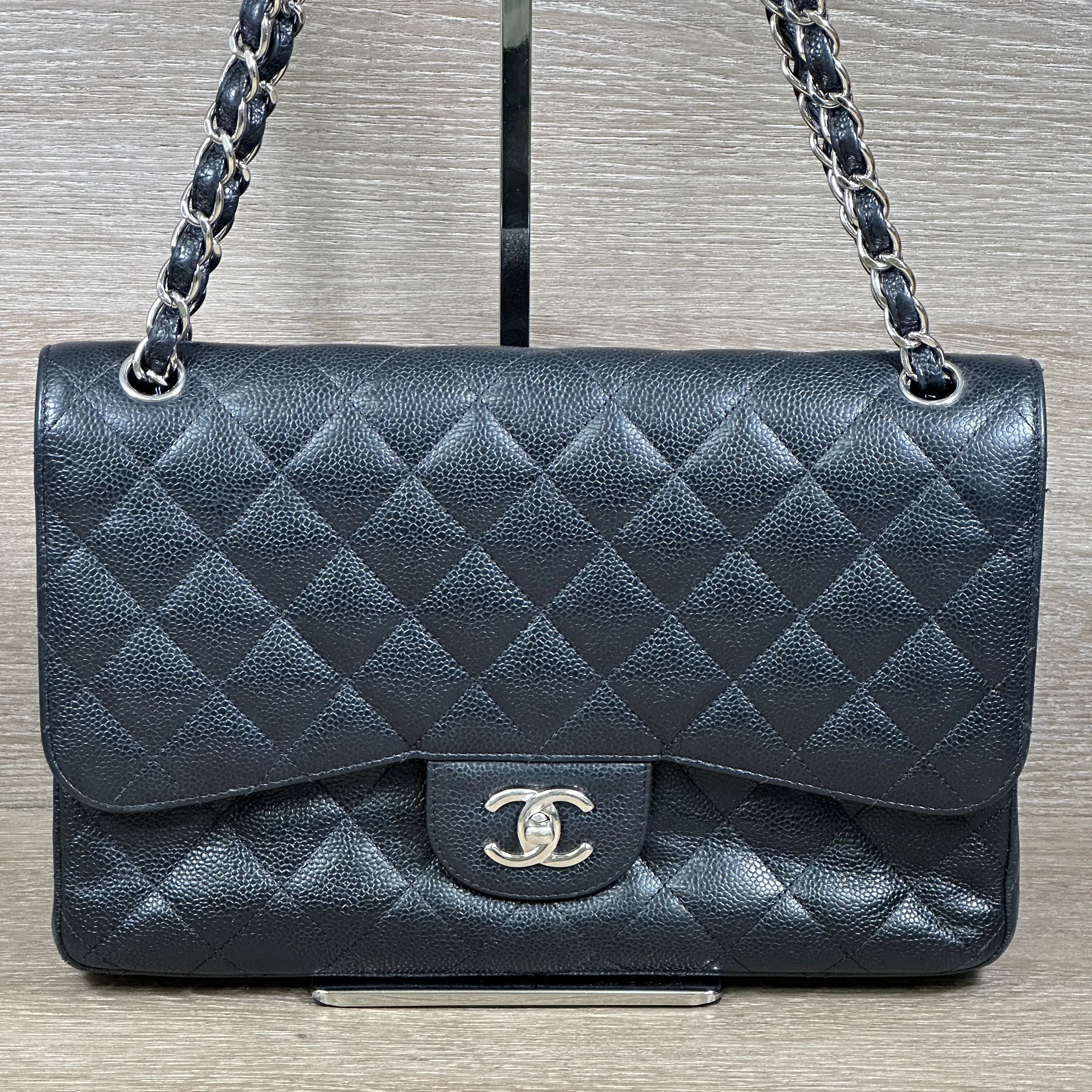 Chanel Jumbo Classic Caviar Flap bag