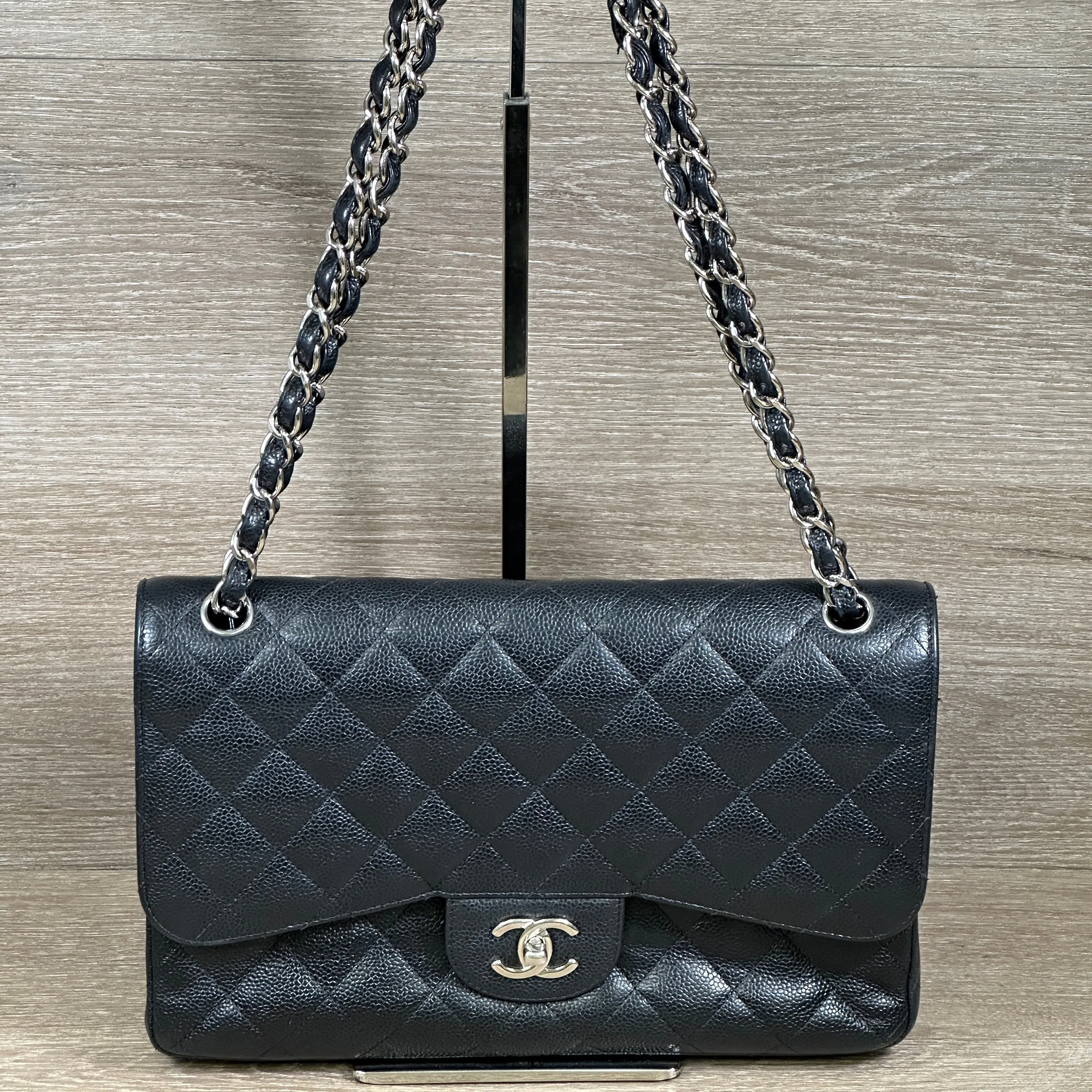 Chanel Jumbo Classic Caviar Flap bag