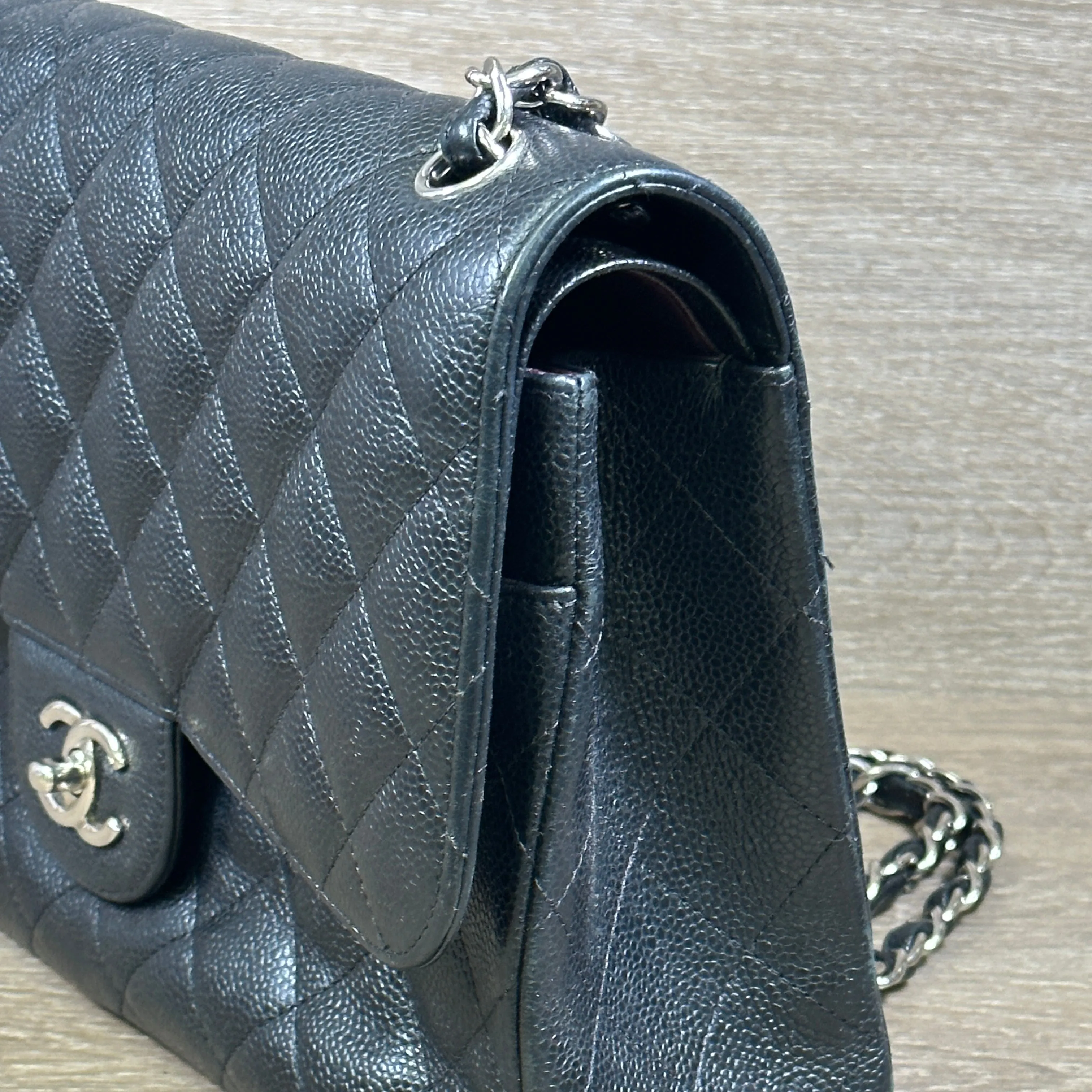 Chanel Jumbo Classic Caviar Flap bag