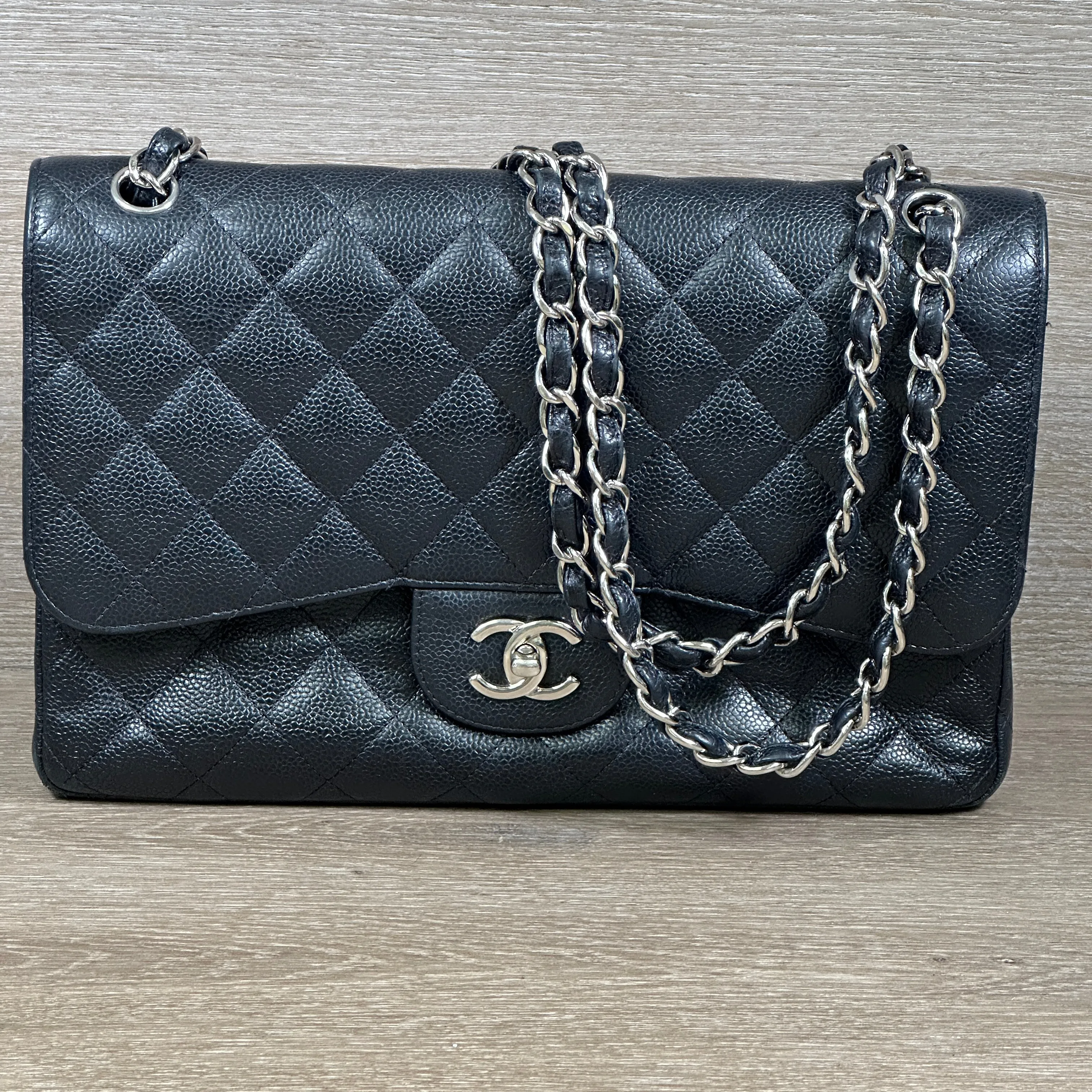 Chanel Jumbo Classic Caviar Flap bag