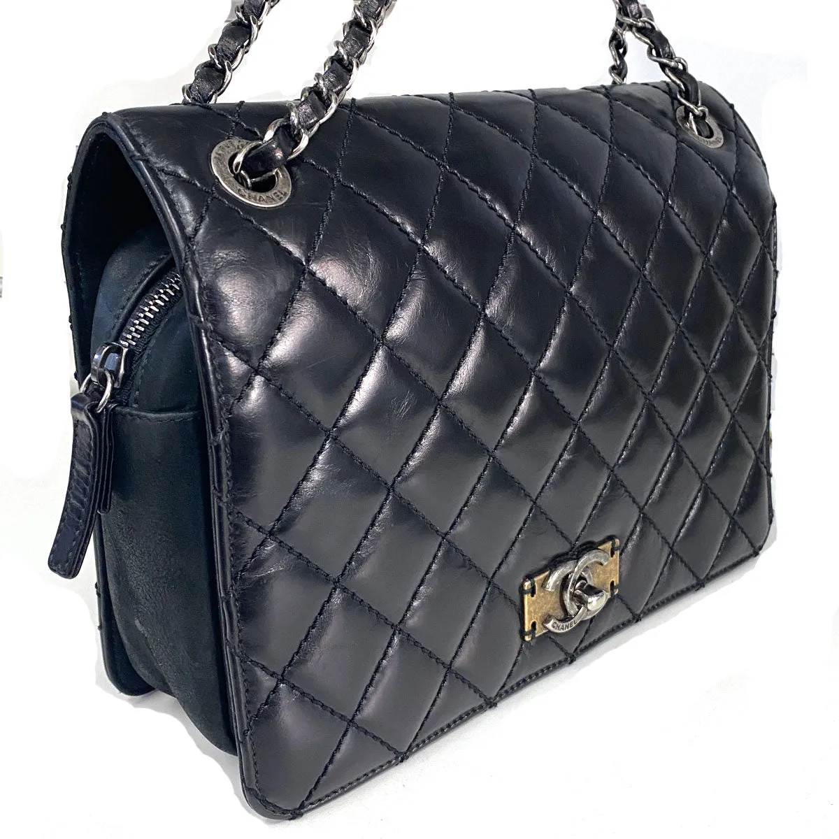 Chanel Quilted Calfskin Shoulder Flap Bag