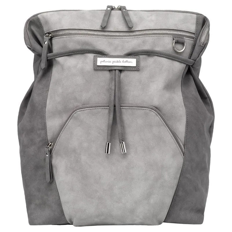 Cinch Backpack in Pewter Leatherette