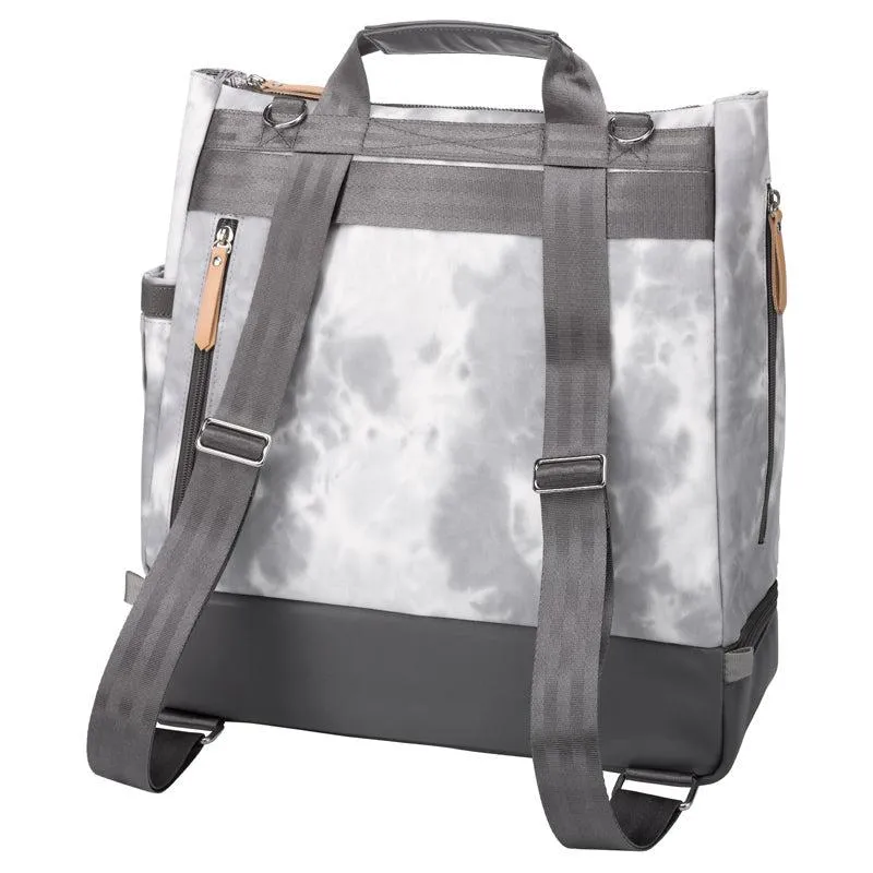 Convertible Tote Backpack Pivot Pack in Smoke Swirl Tie-Dye