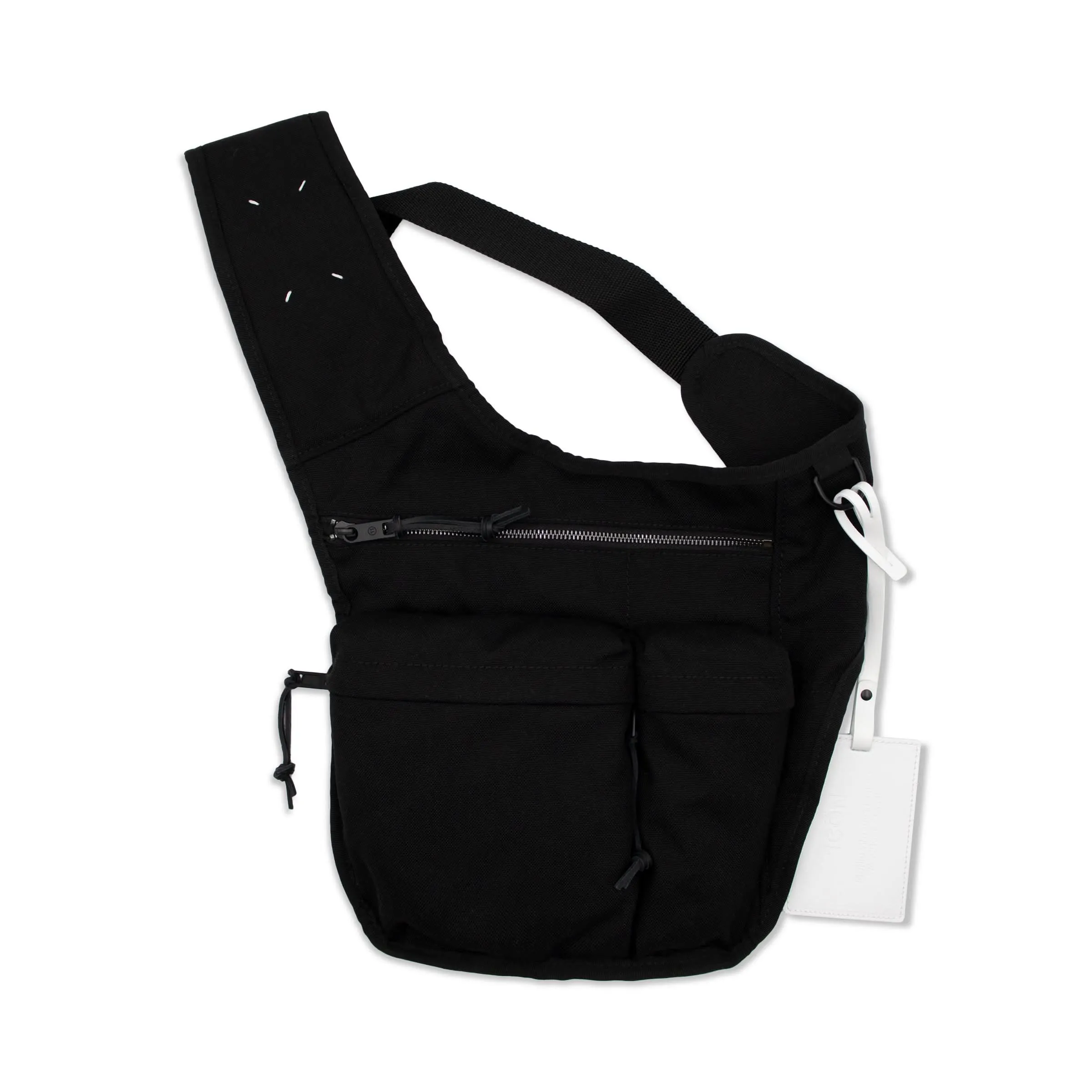 Crossbody Messenger Bag in Black