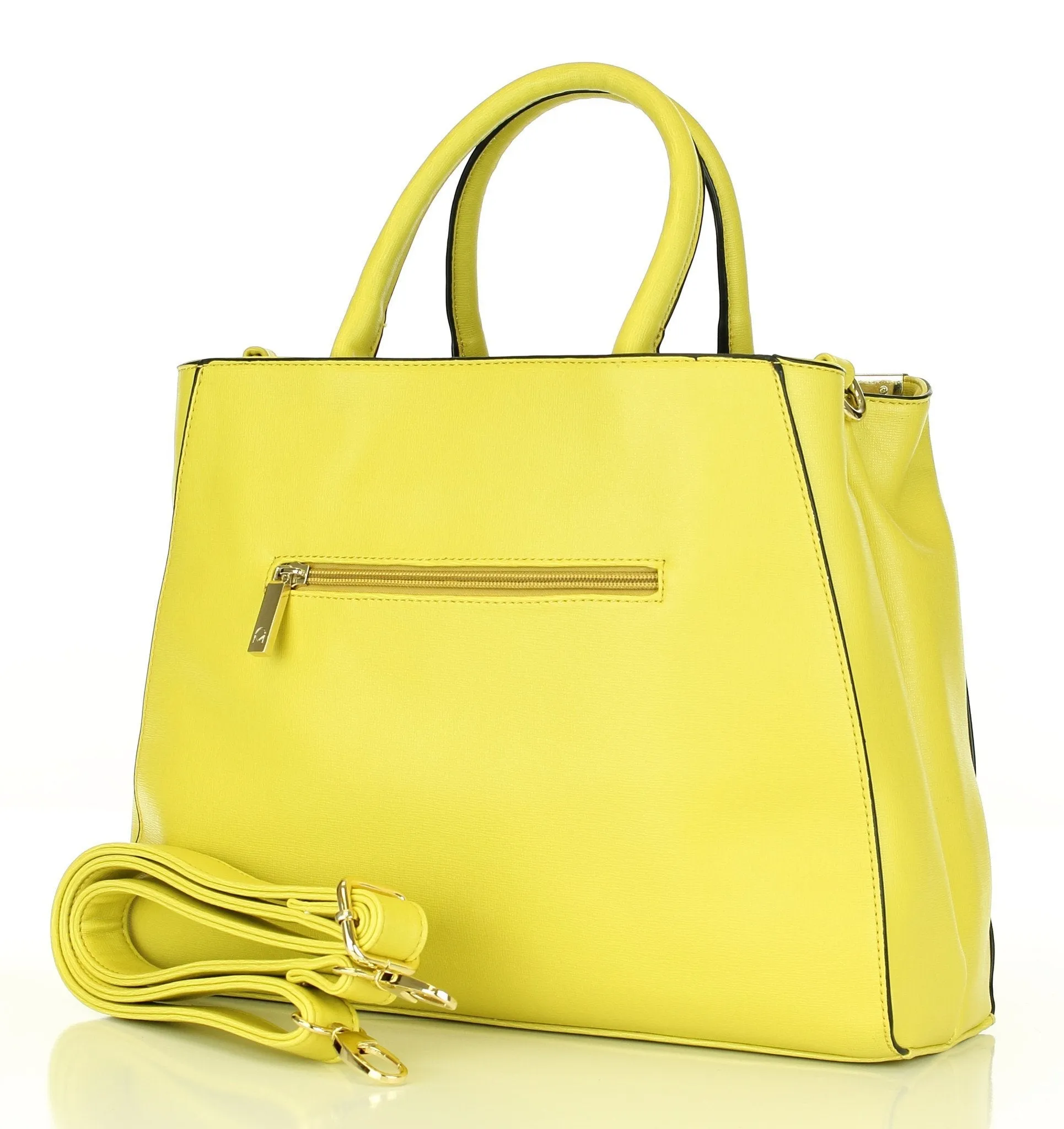 Divine Tote Handbag - Yellow