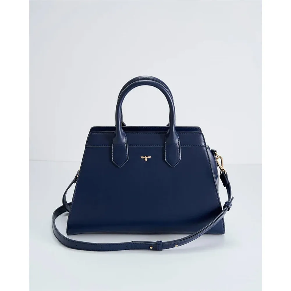 Fable England Navy Royal Ditsy Tote Bag