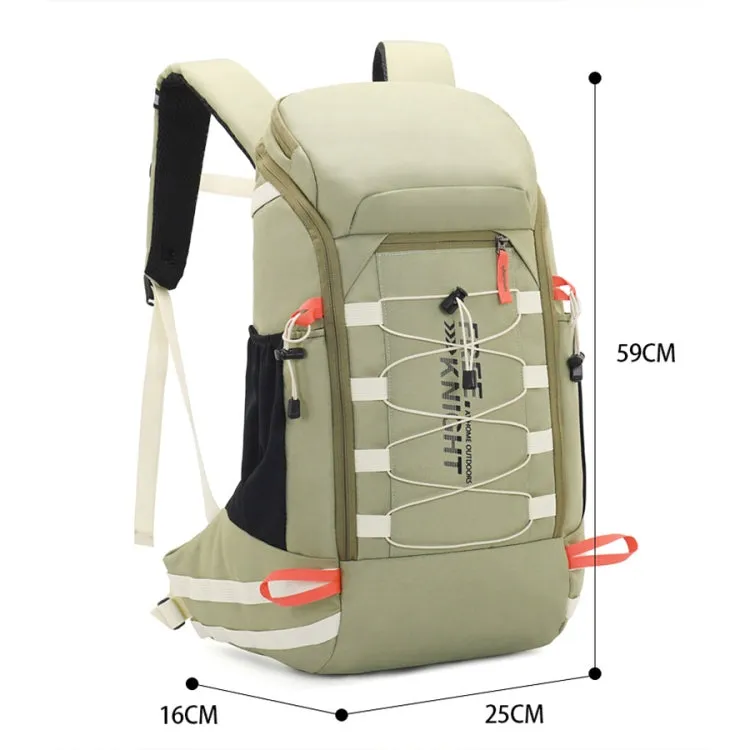 Free Knight FK0398 40L Outdoor Hiking Waterproof Backpack with Rain Cover(Light Green)