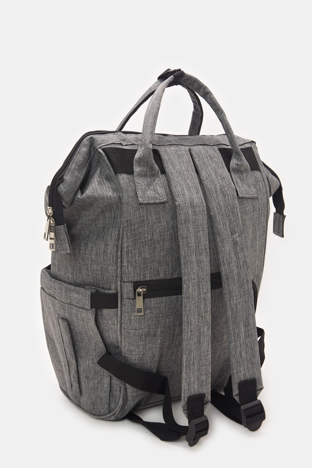 Grey Diaper Diaper Backpack