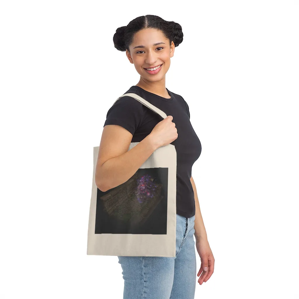 Hand-Painted Environment Art Canvas Tote Bag