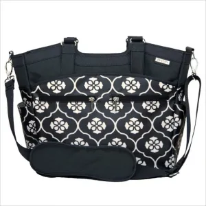 JJ Cole Camber Diaper Bag in Black Foret