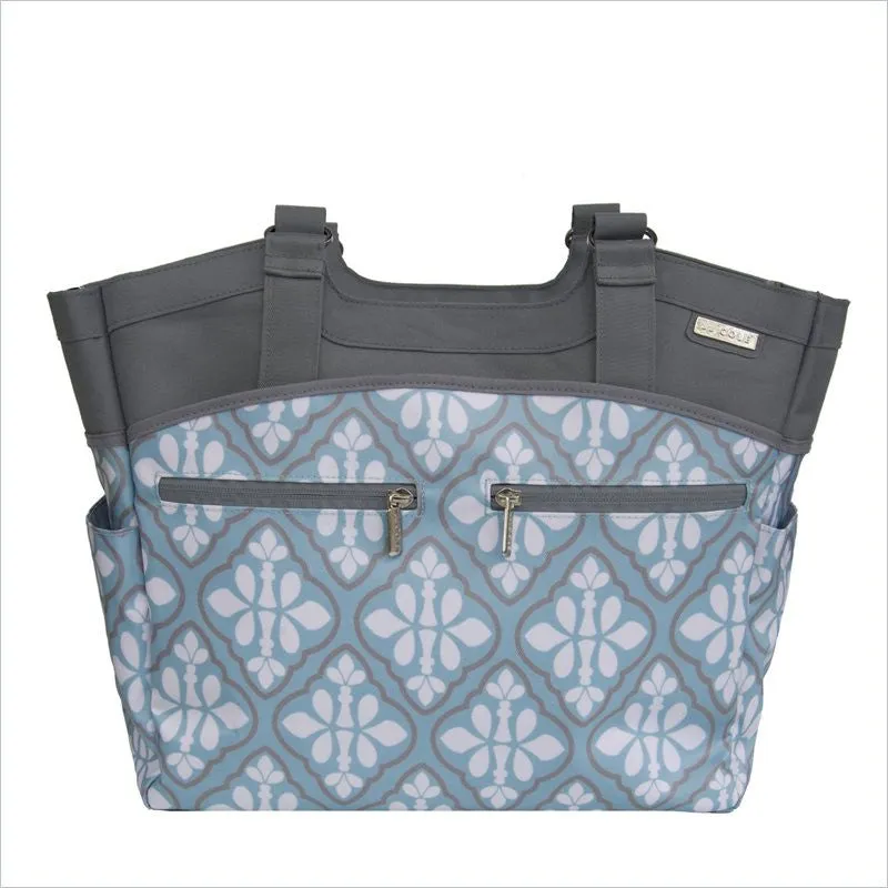 JJ Cole Camber Diaper Bag in Blue Iris