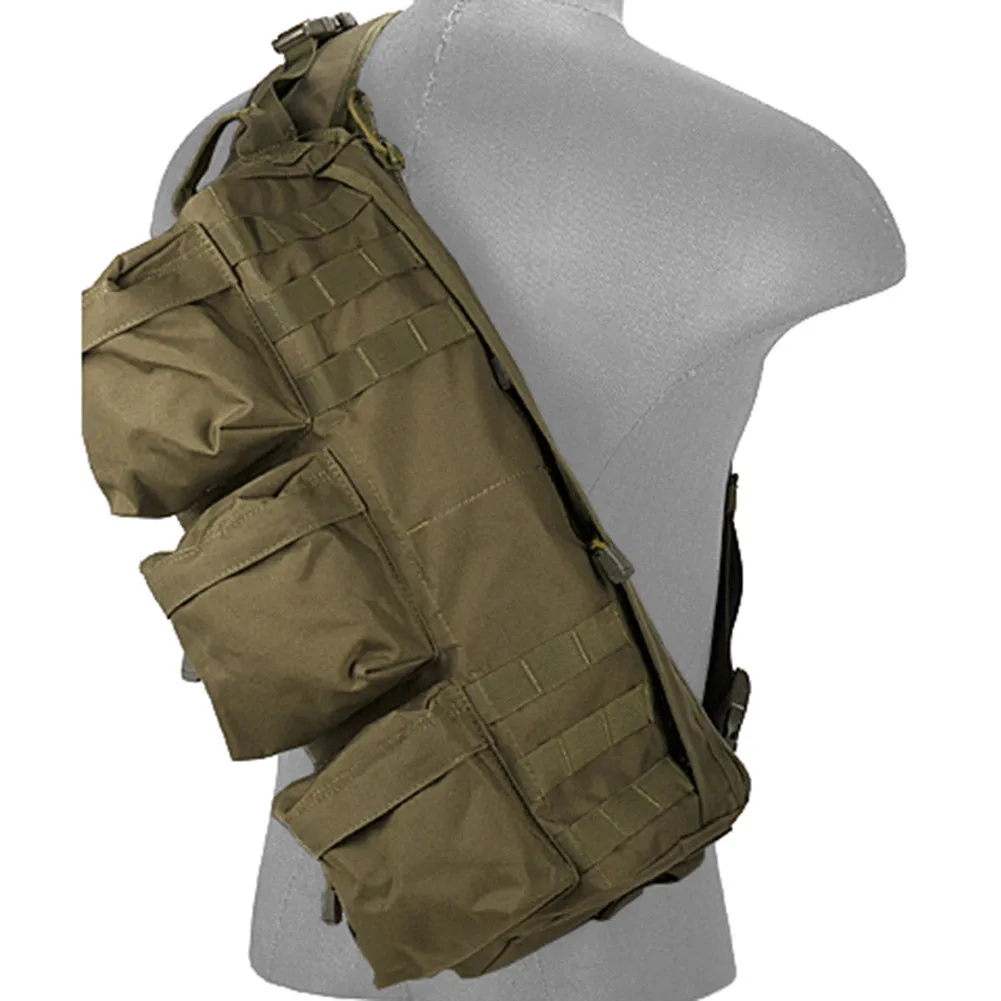 Lancer Tactical MOLLE Tactical Shoulder "Go Pack" Bag