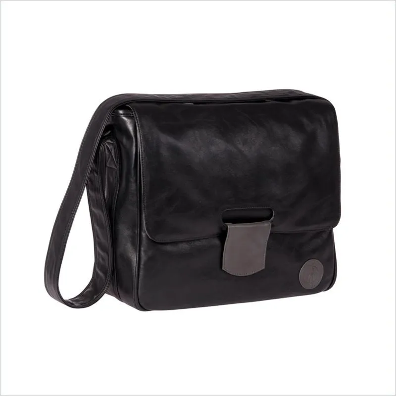 Lassig Messenger Diaper Bag in Black