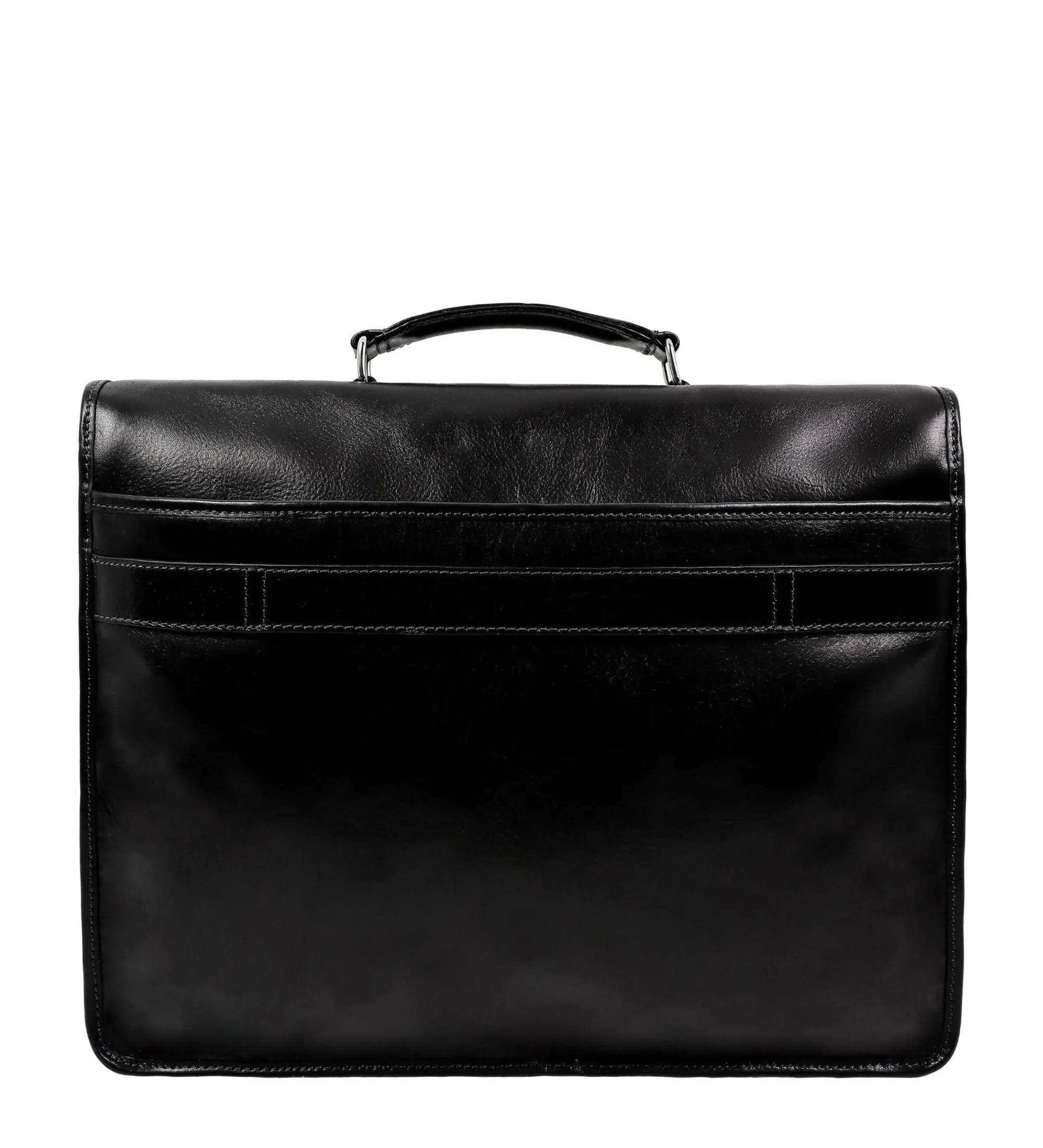 Leather Briefcase Satchel Bag - The Time Machine