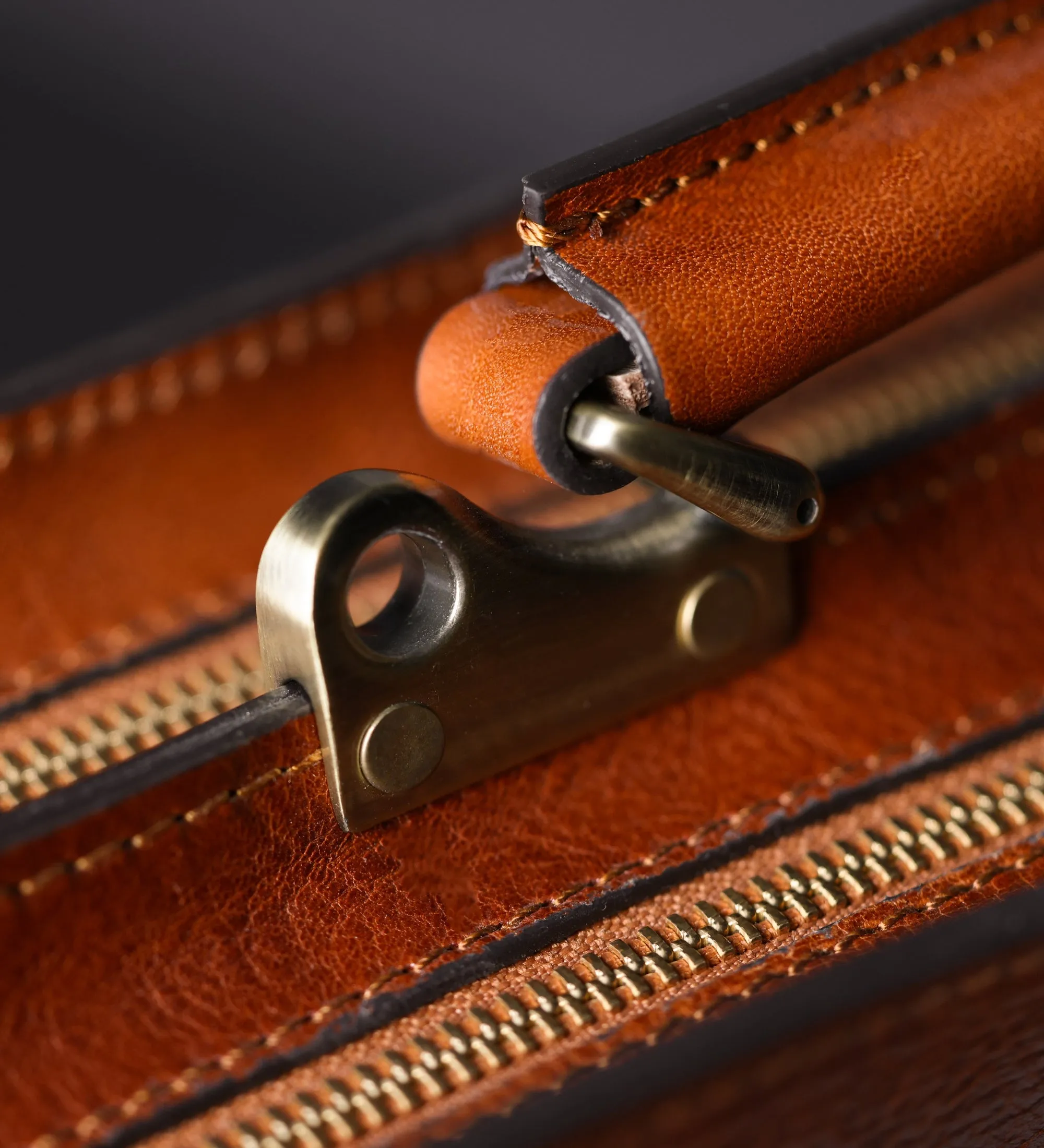 Leather Satchel Bag Briefcase - The Prophet