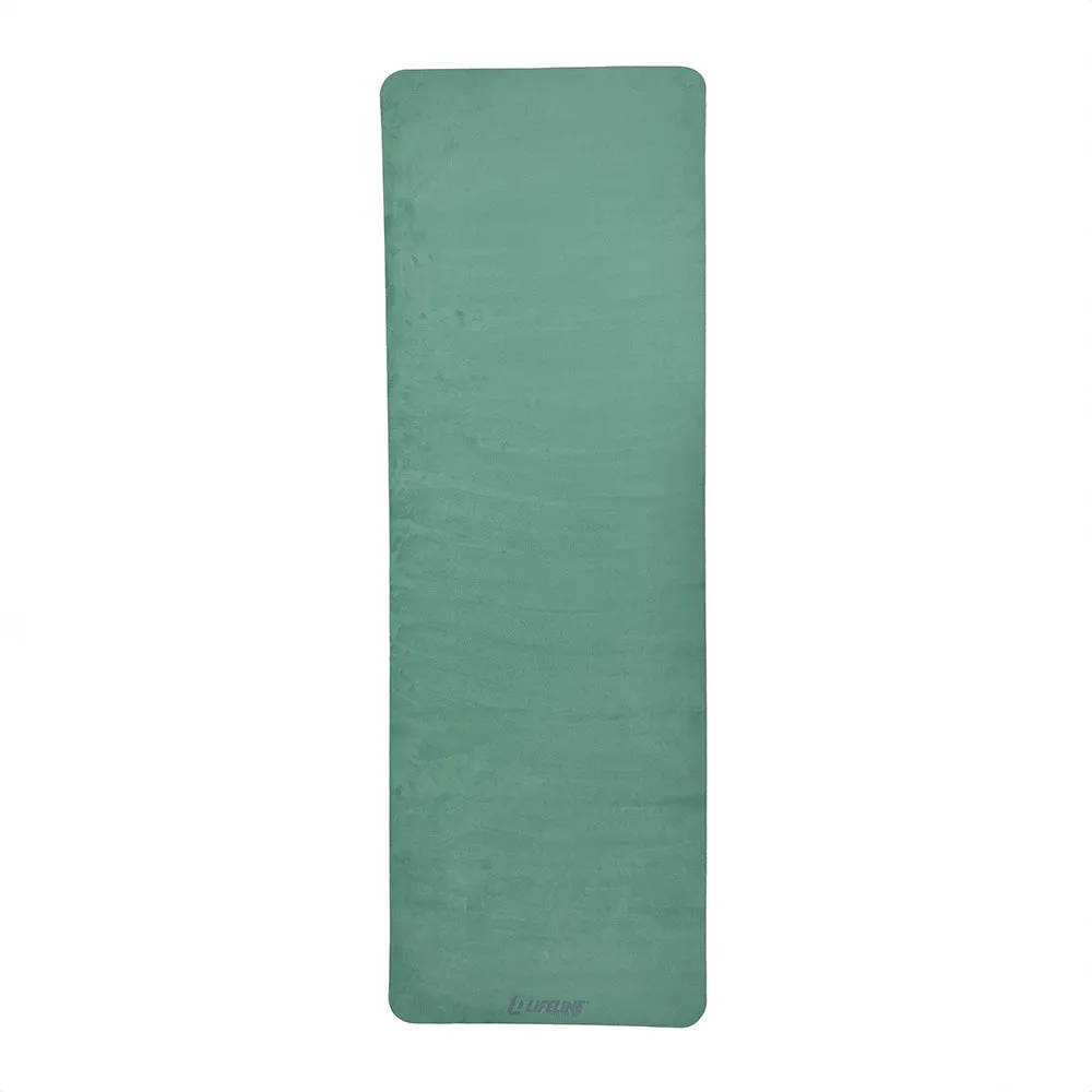 Lifeline Fitness Custom Yoga Mat - Premium Suede Mat - Sage