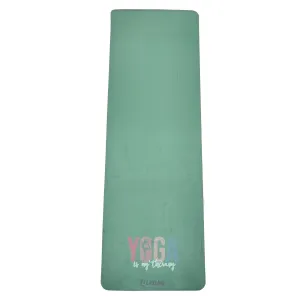 Lifeline Fitness Custom Yoga Mat - Premium Suede Mat - Sage