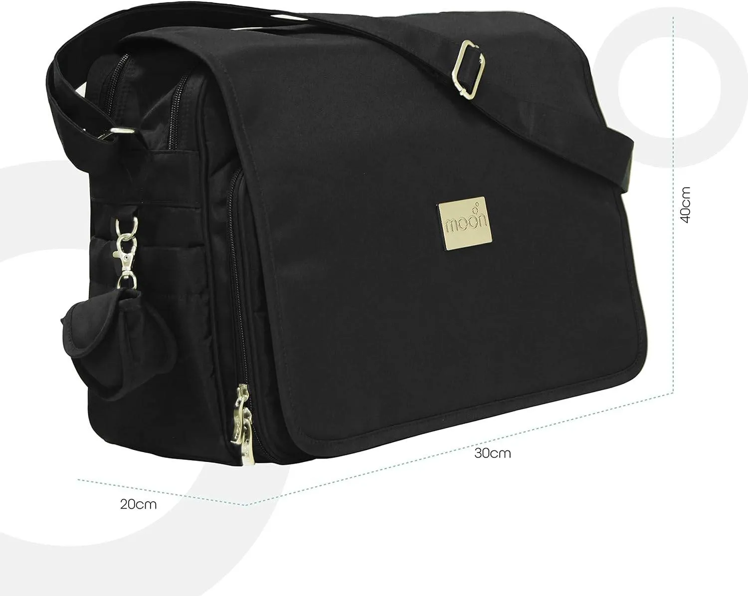 Moon 4Ever Diaper Bags Black