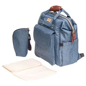 Moon Denise Diaper Backpack (Blue)