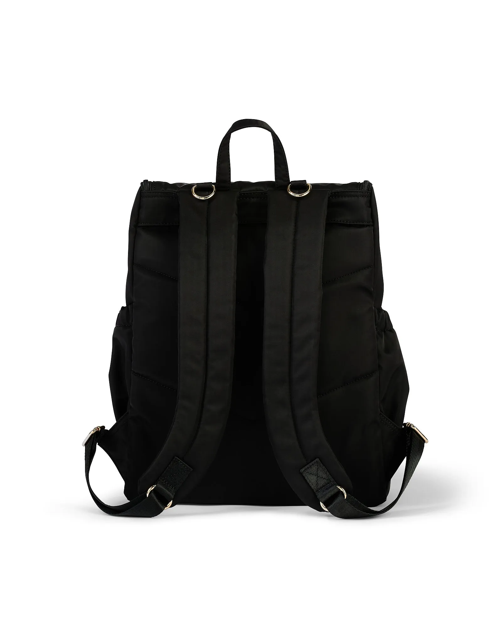 Oioi Signature Diaper Backpack - Black Nylon