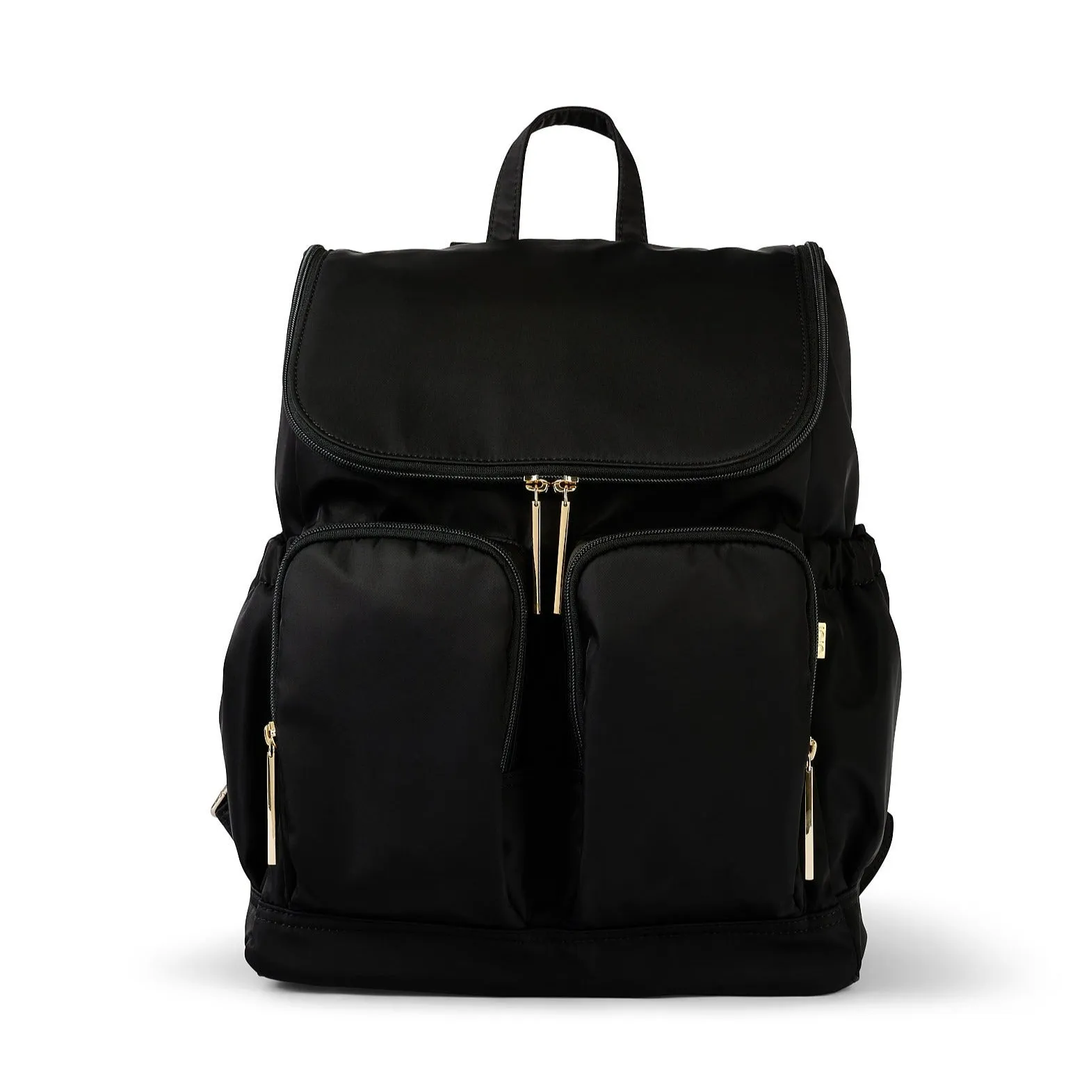 Oioi Signature Diaper Backpack - Black Nylon