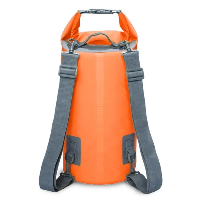 Outdoor Waterproof Dry Dual Shoulder Strap Bag Dry Sack, Capacity: 5L (Orange)