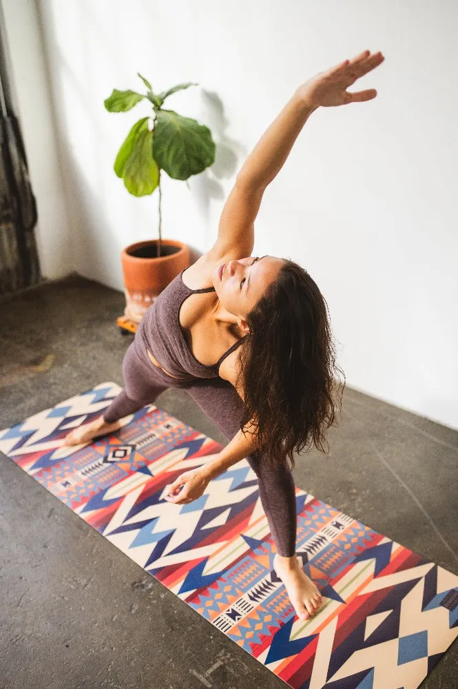 Pendleton x Yune Natural Rubber Yoga Mat Fire Legend