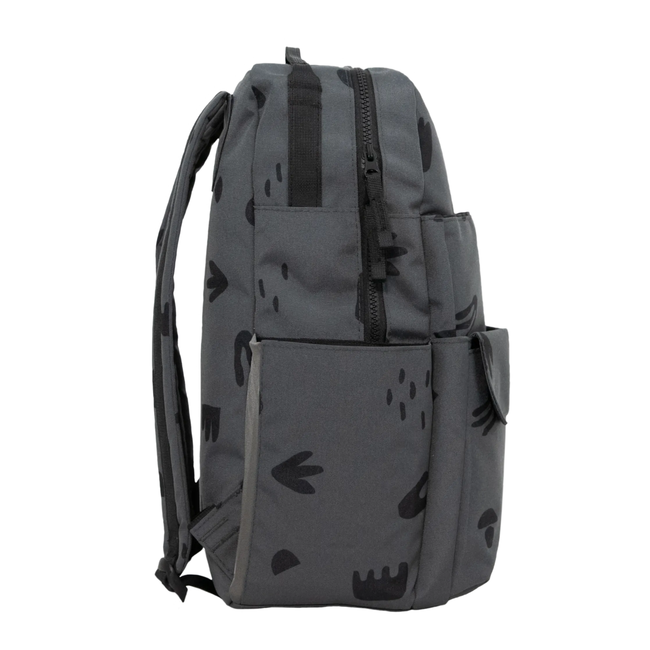 Red Rovr® Roo Backpack - Charcoal Doodle