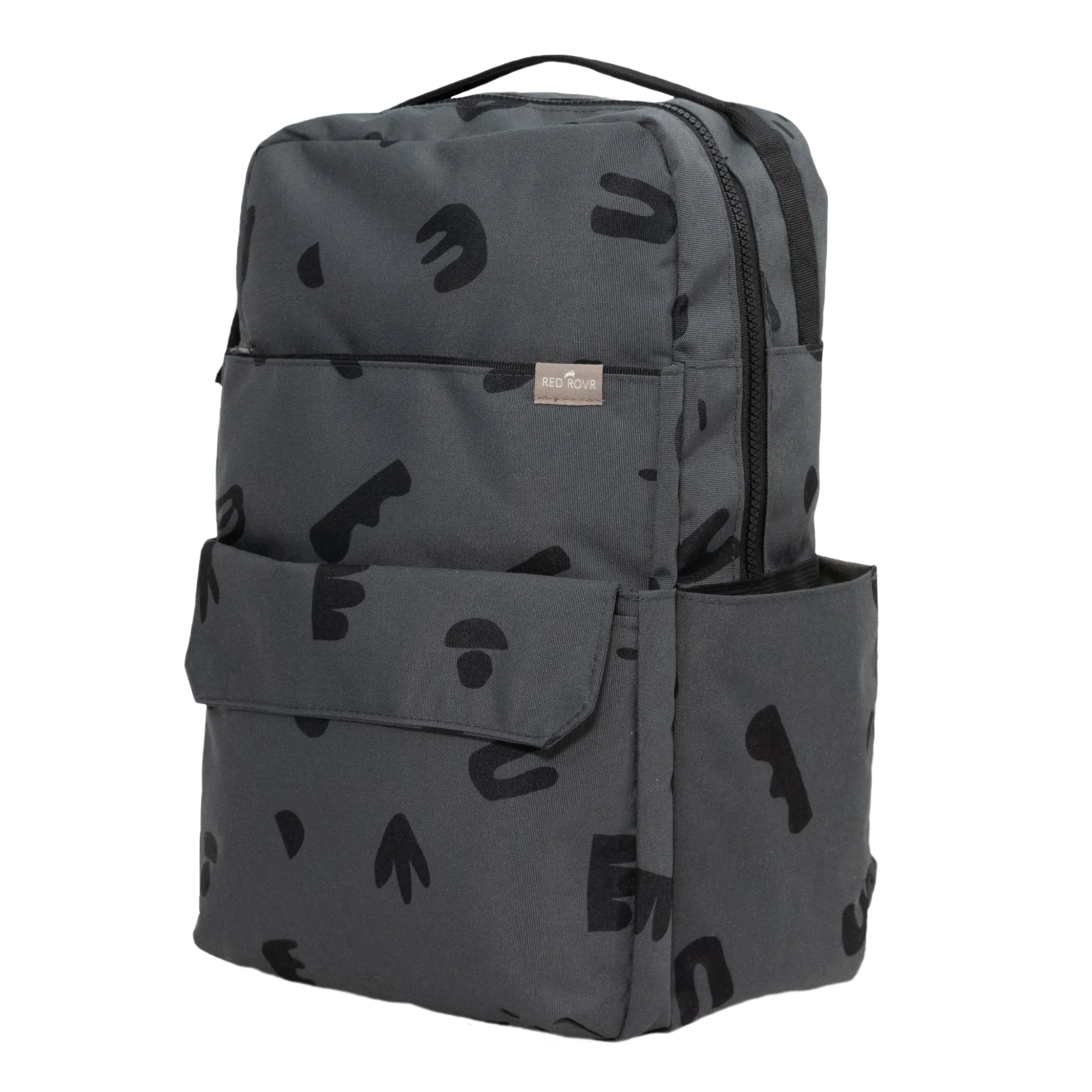 Red Rovr® Roo Backpack - Charcoal Doodle