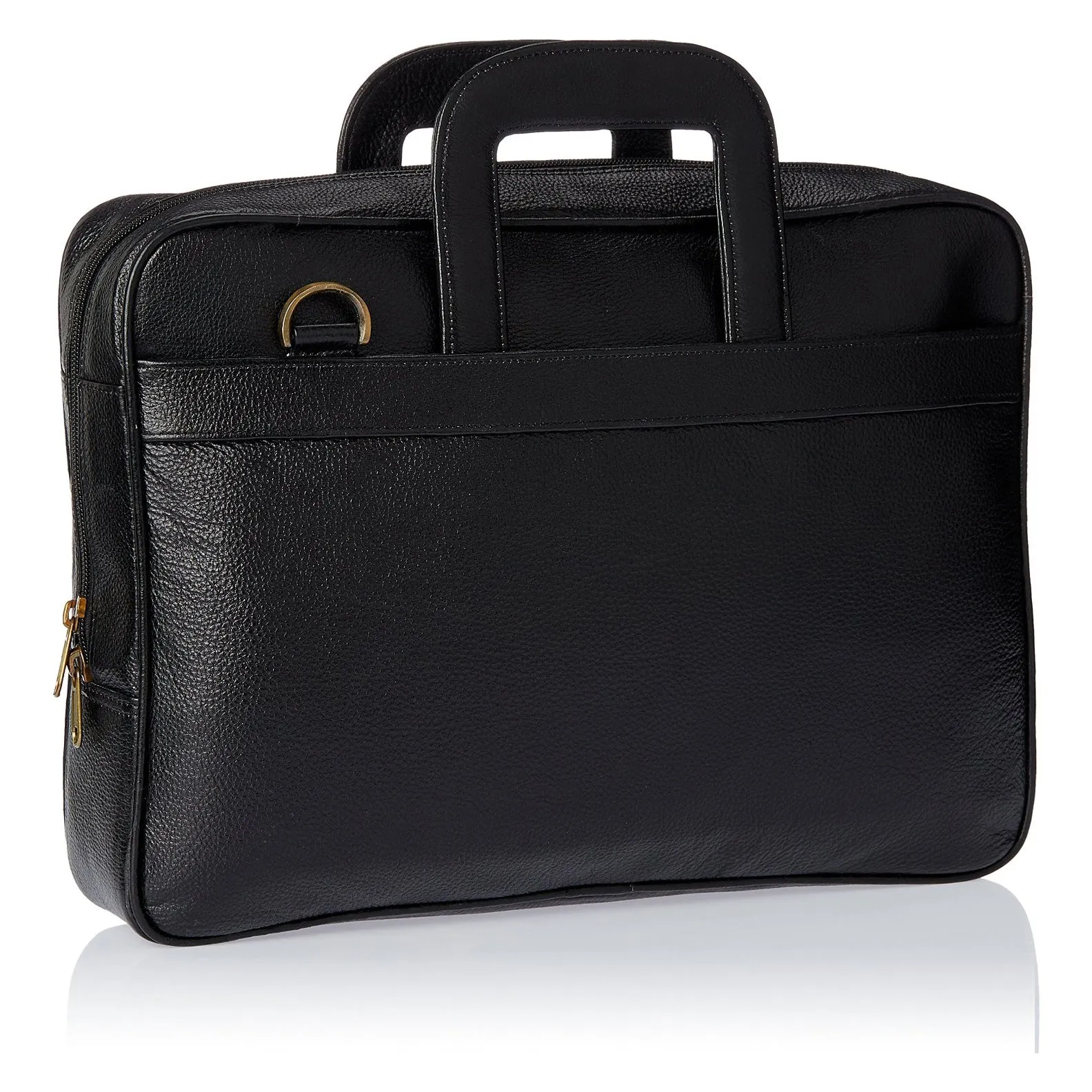 RL Leather Office Portfolio bag – Comfy slide handle