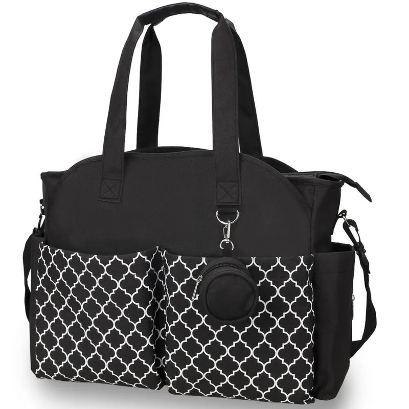 Signature Diaper Bag - Black