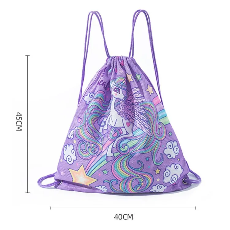 Swimming Bag Dry and Wet Separation Storage Bag Waterproof Beach Backpack, Color: Fantasy Horse