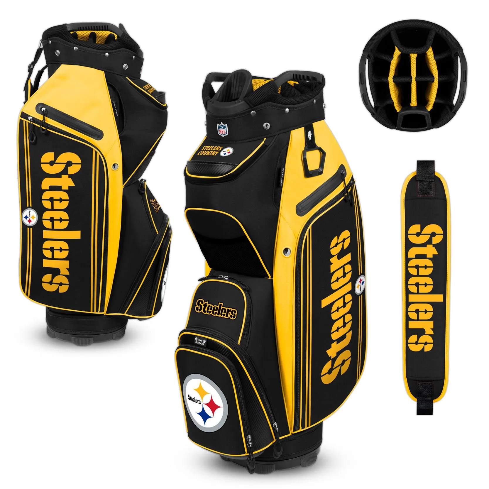 Team Effort 2024 NFL Bucket III Cooler Cart Bag