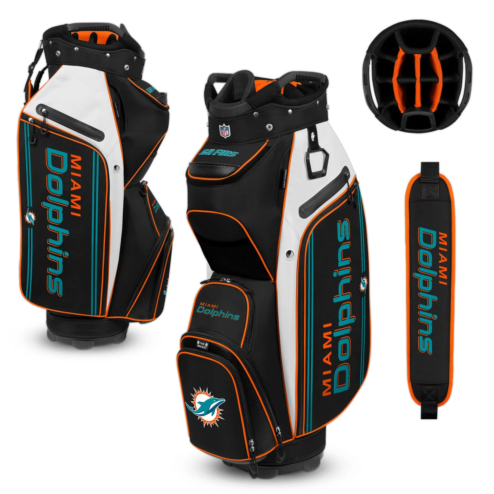 Team Effort 2024 NFL Bucket III Cooler Cart Bag