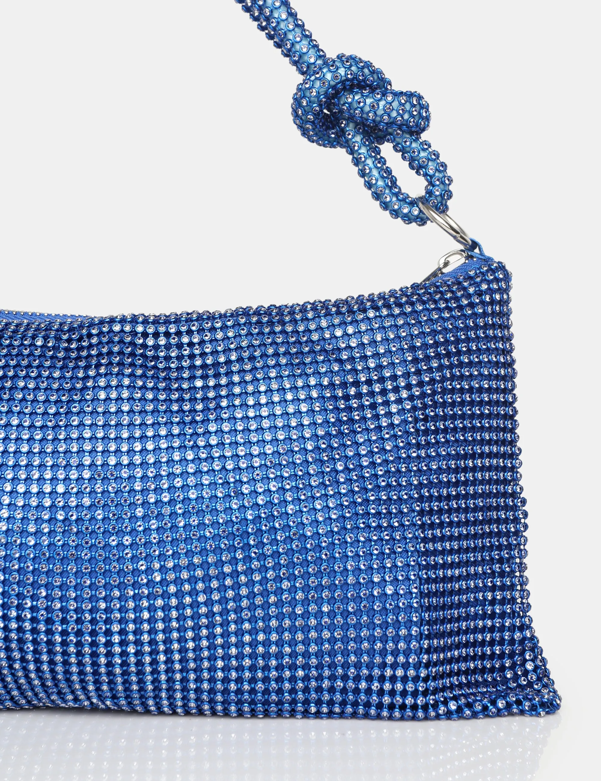 The Lillia Blue Diamante Bag