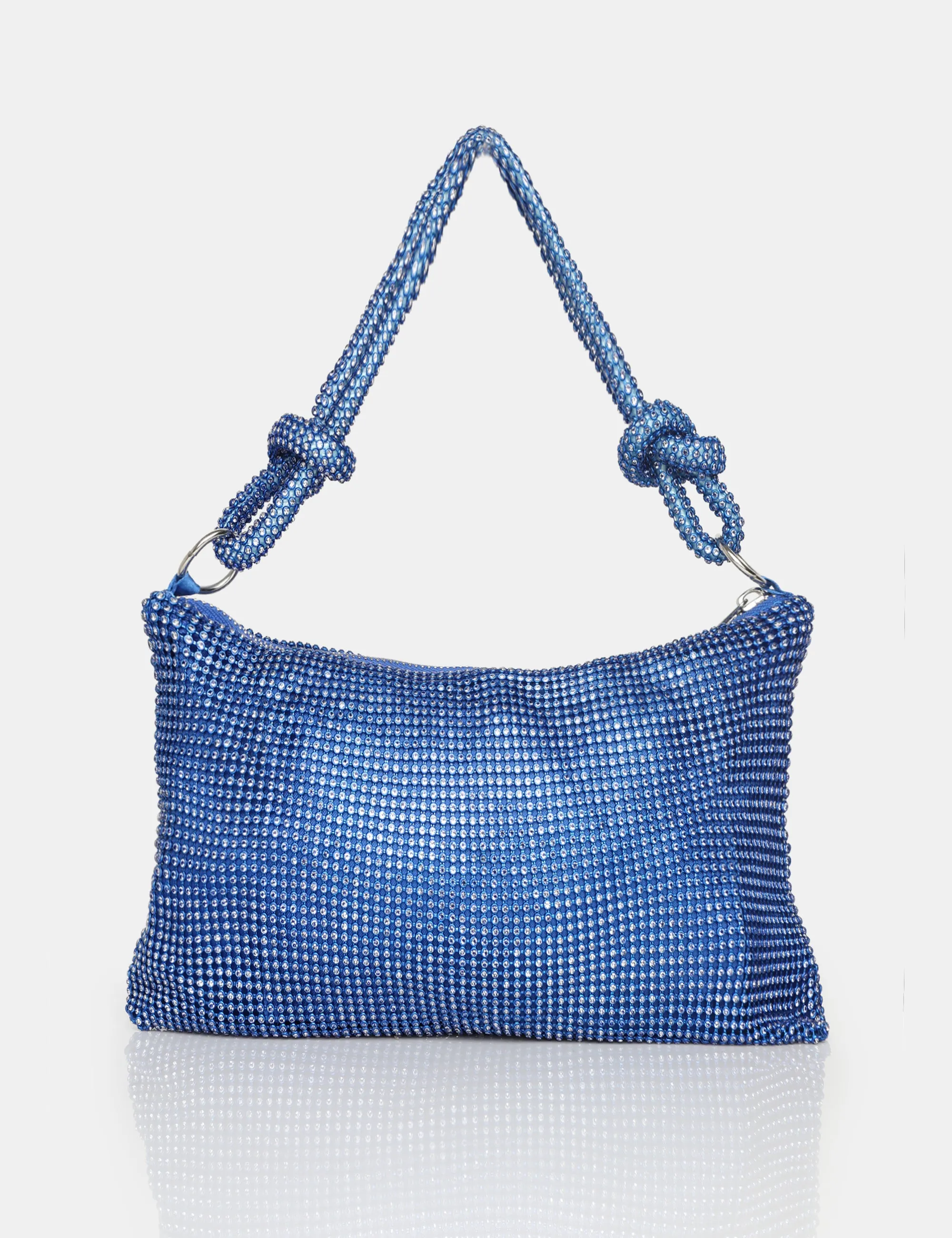 The Lillia Blue Diamante Bag