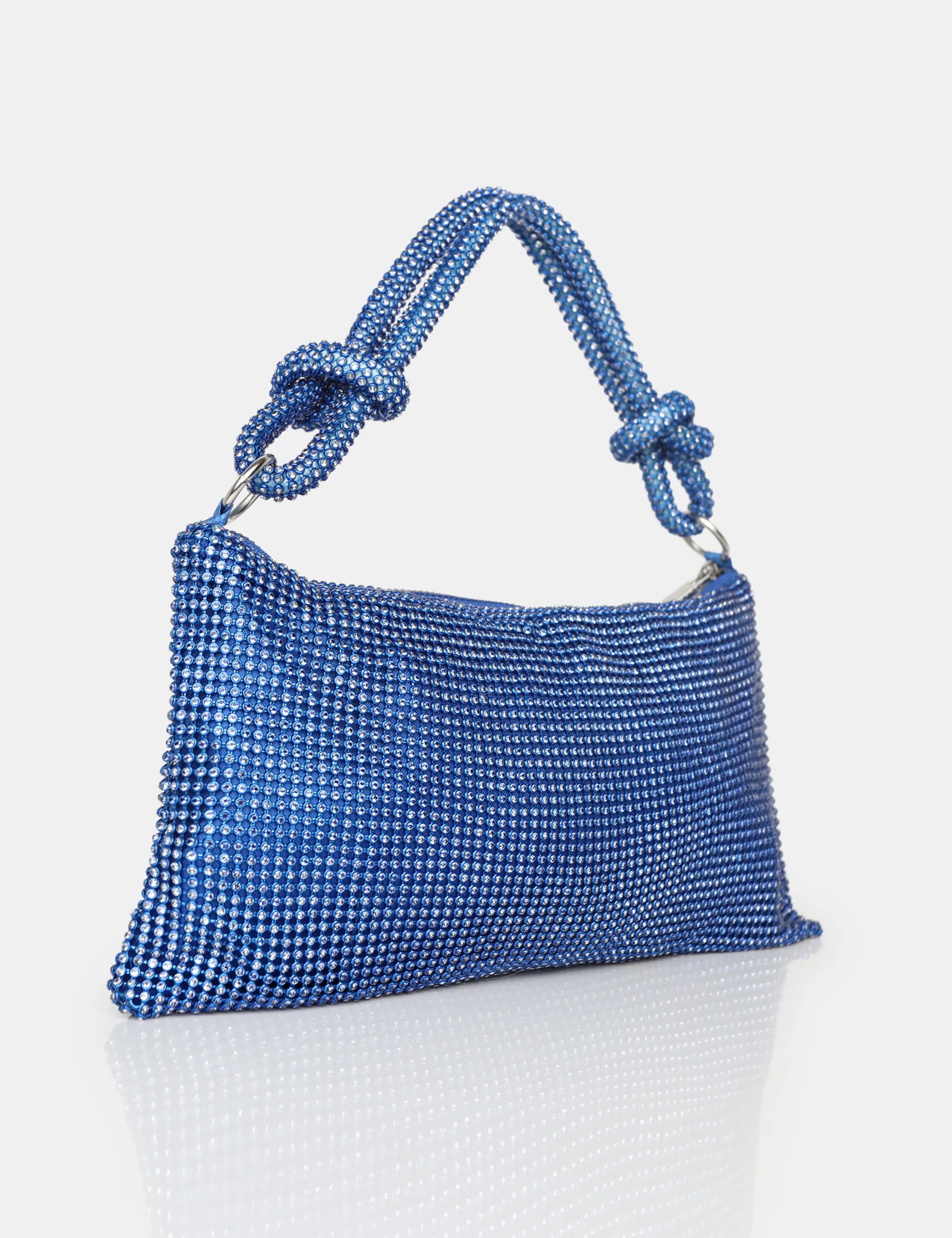 The Lillia Blue Diamante Bag