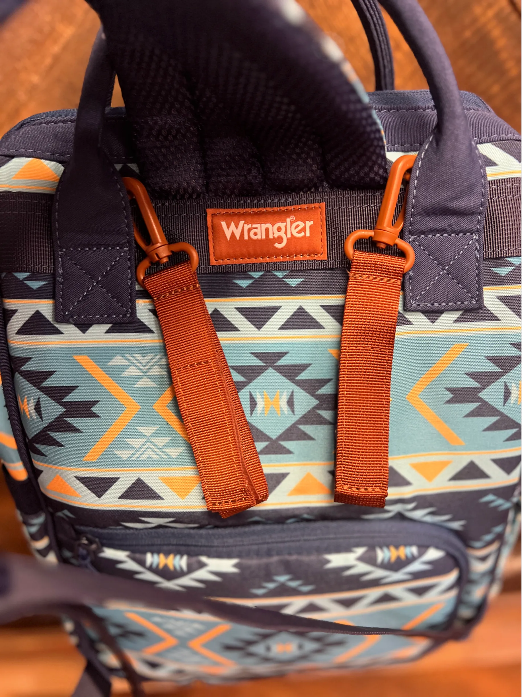 The Original Wrangler Diaper Bag -Navy & Blue