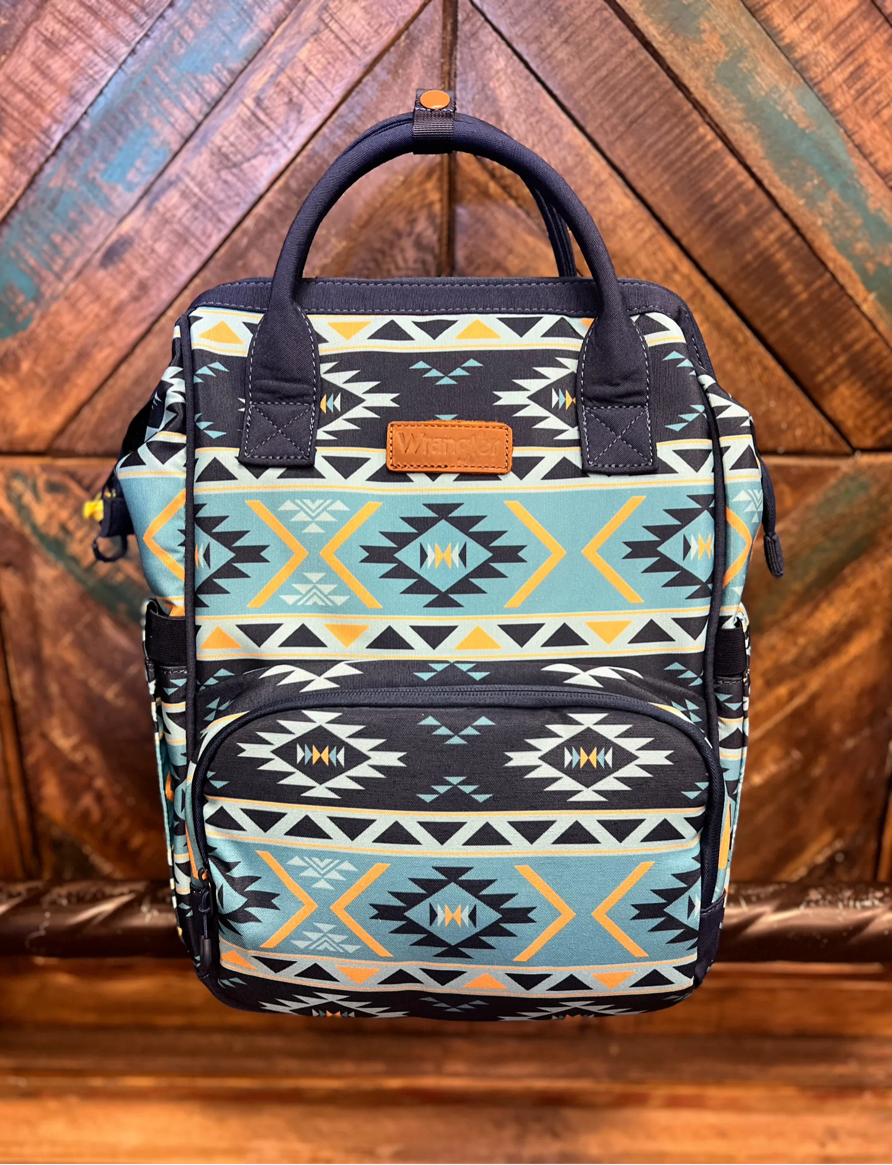 The Original Wrangler Diaper Bag -Navy & Blue